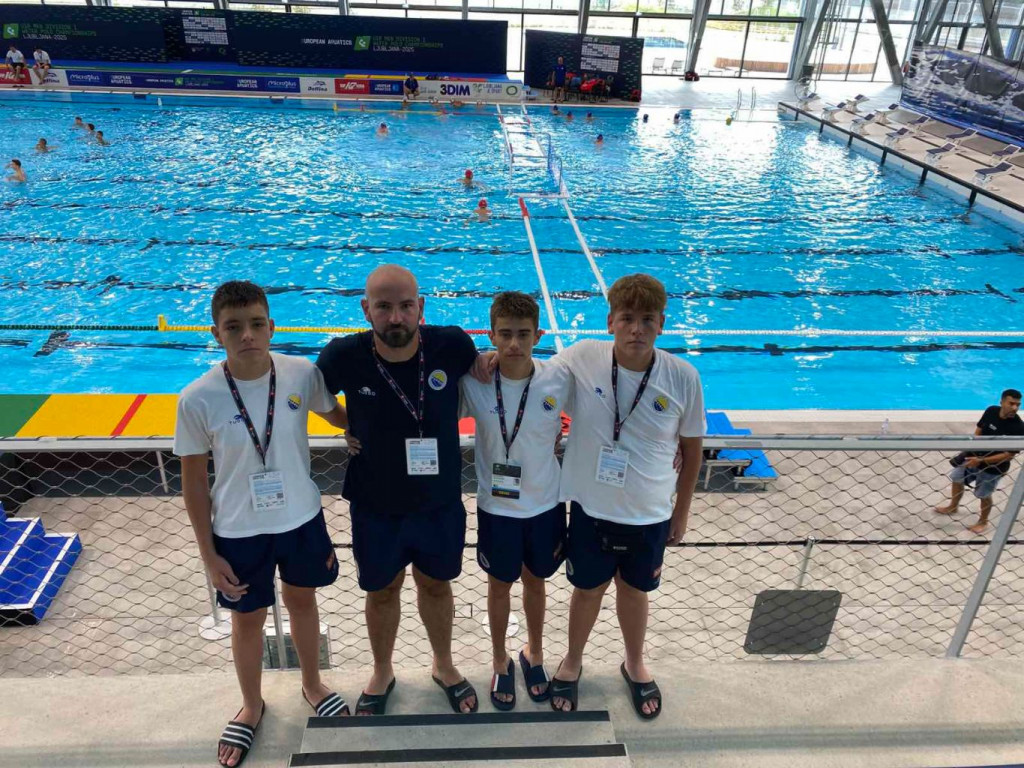 brončani vaterpolisti Neum