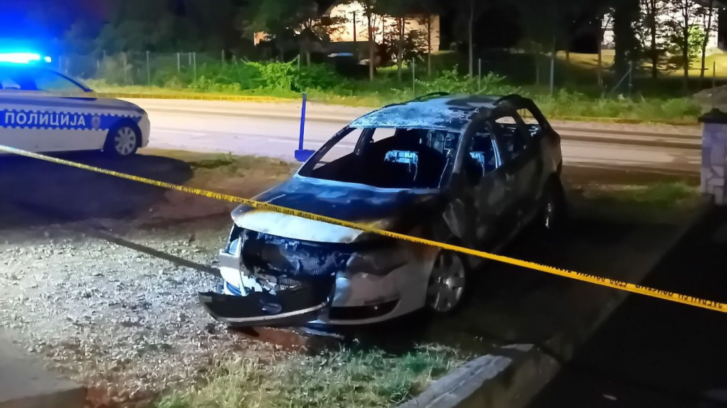 Izgorio automobil Amira Hurtića