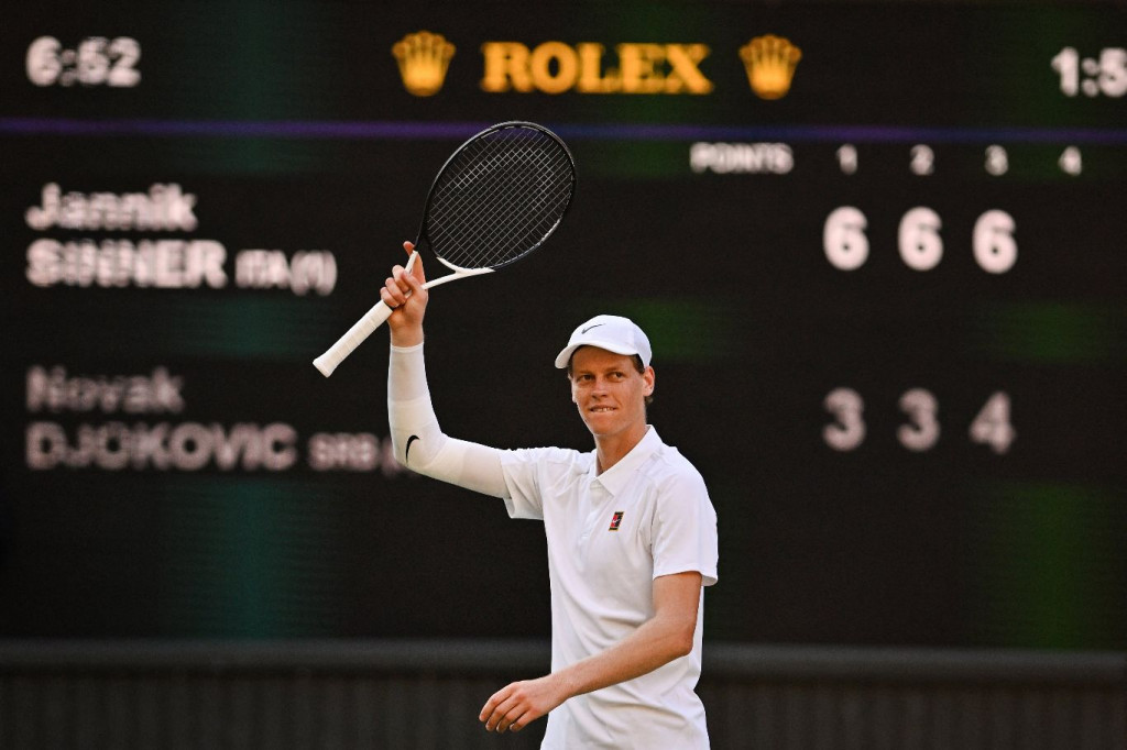 Jannik Sinner Novak Đoković