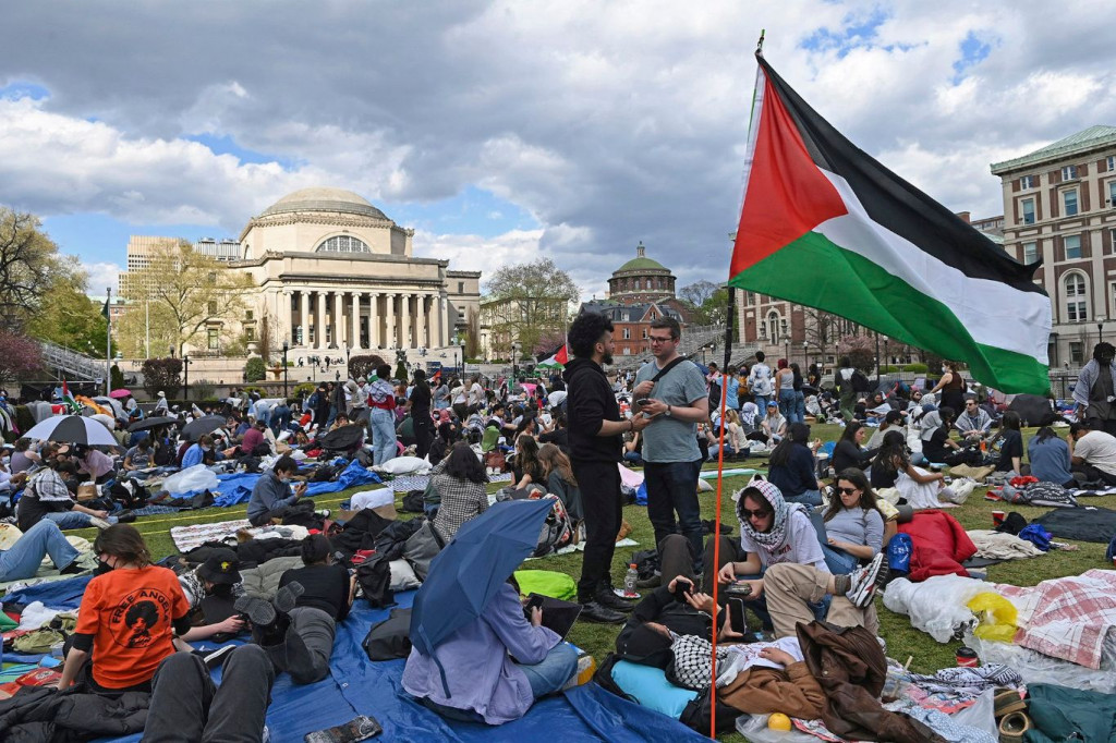 Protest na Sveučilištu Columbija 