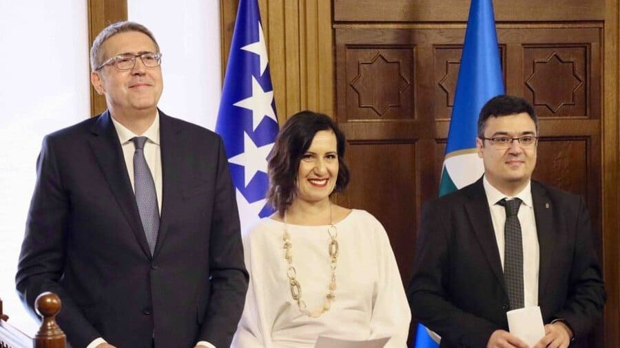 Samir Avdić, Mirela Džehverović i Predrag Puharić 