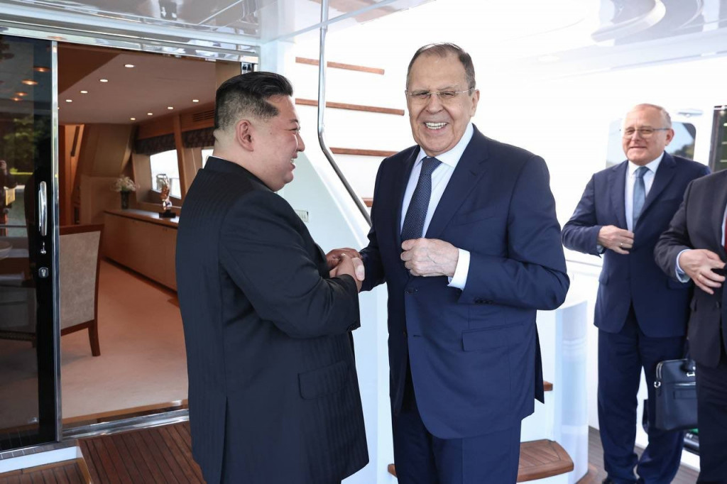 Sergej Lavrov Kim Jong Un