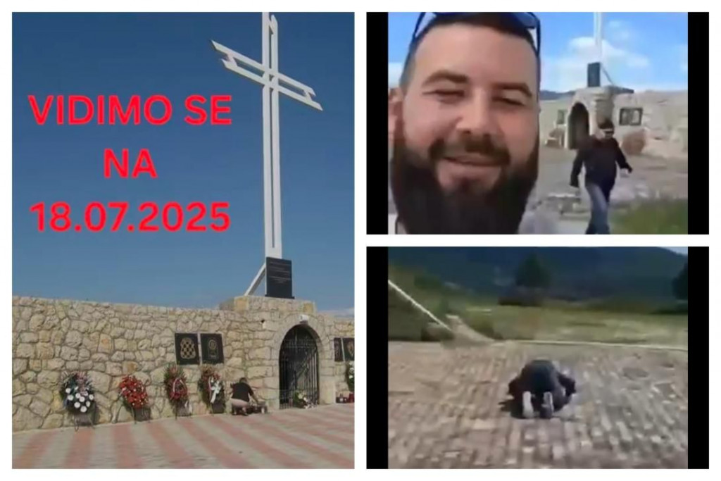 Skupina muškaraca oskvrnuli spomenik HVO-u