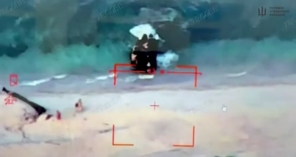 Ukrajinska zastava na Tendri