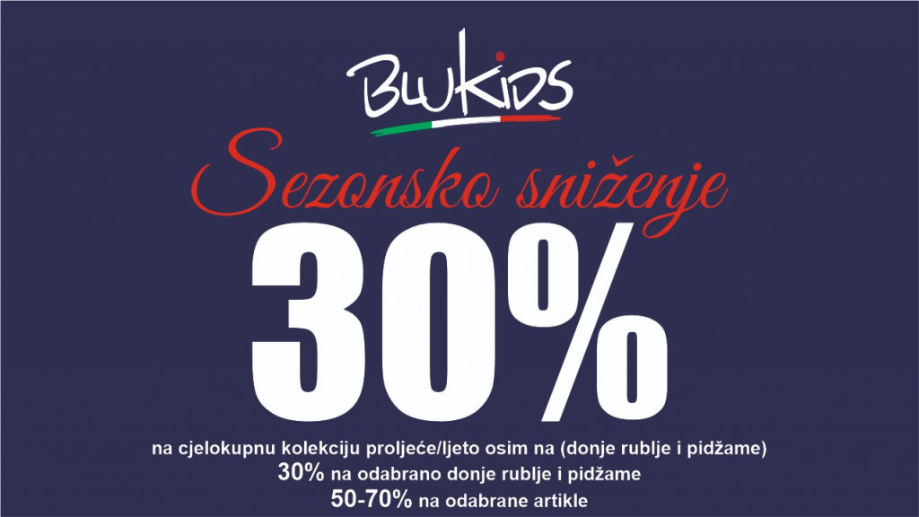Veliko sezonsko sniženje u Blukidsu