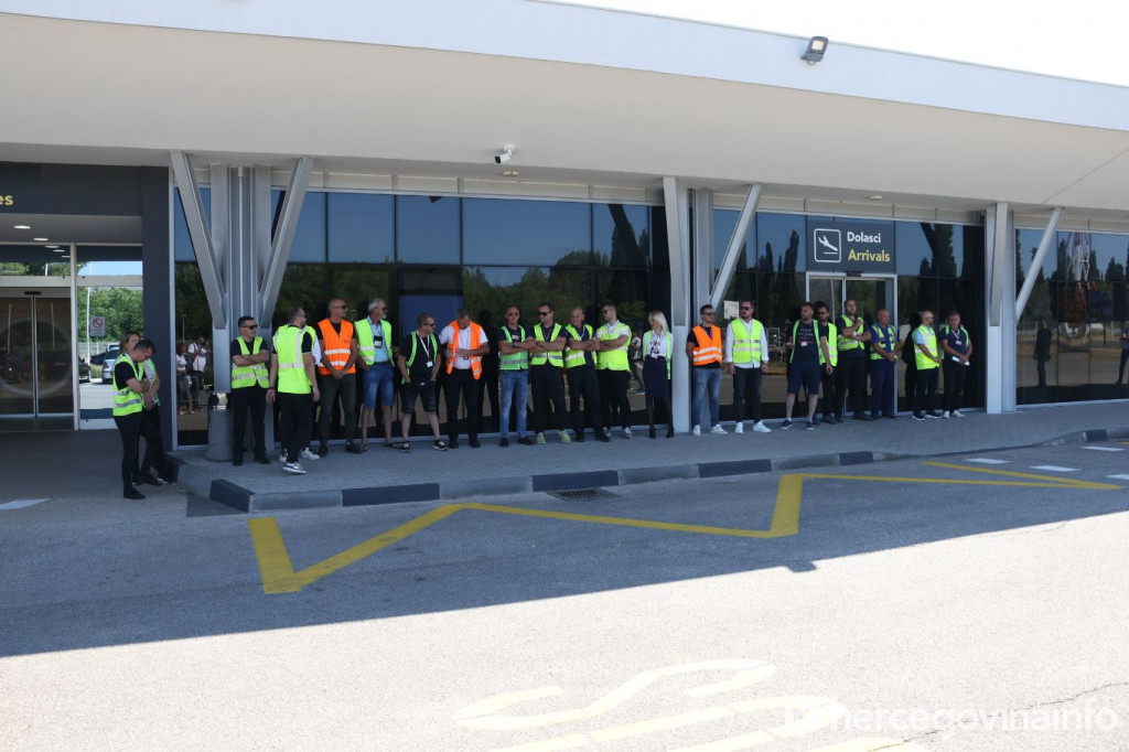 Zračna luka Mostar štrajk