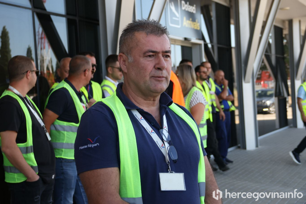 Zračna luka Mostar štrajk