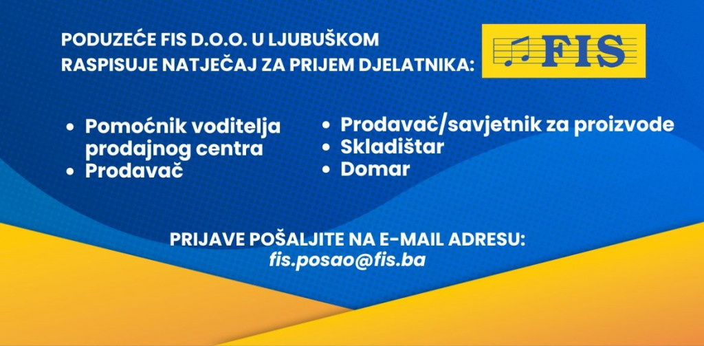 Fis oglas za posao