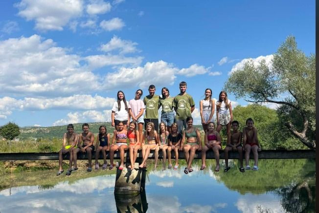 Katarina i Josip Poljak s polaznicima kampa Naturaleza 