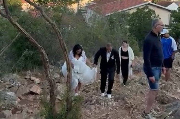 Mladenci u Međugorju