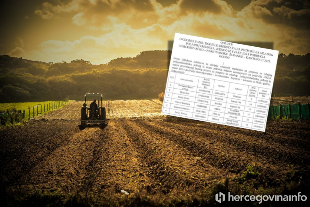 Poticaji ministarstva poljoprivrede HNŽ