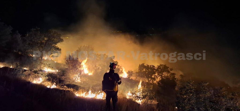 Požar na brdu Planinica