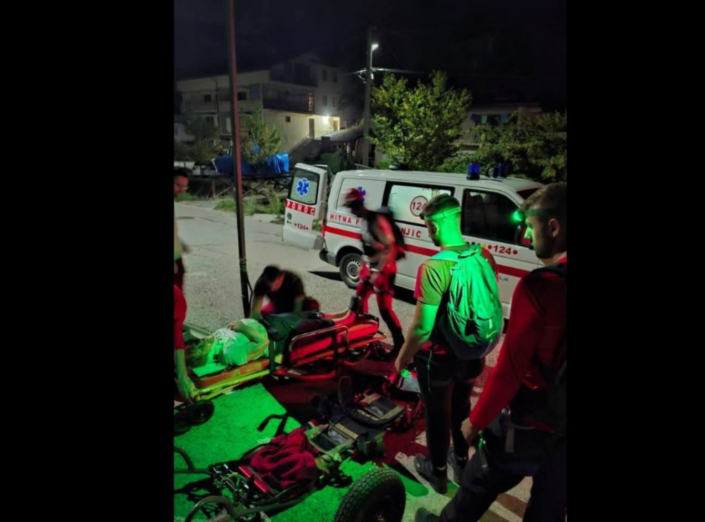 Spašavanje unesrećene žene