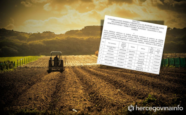 Poticaji ministarstva poljoprivrede HNŽ