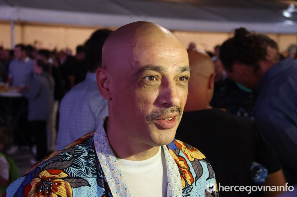 Mario Knezović na danima berbe grožđa Čitluk 