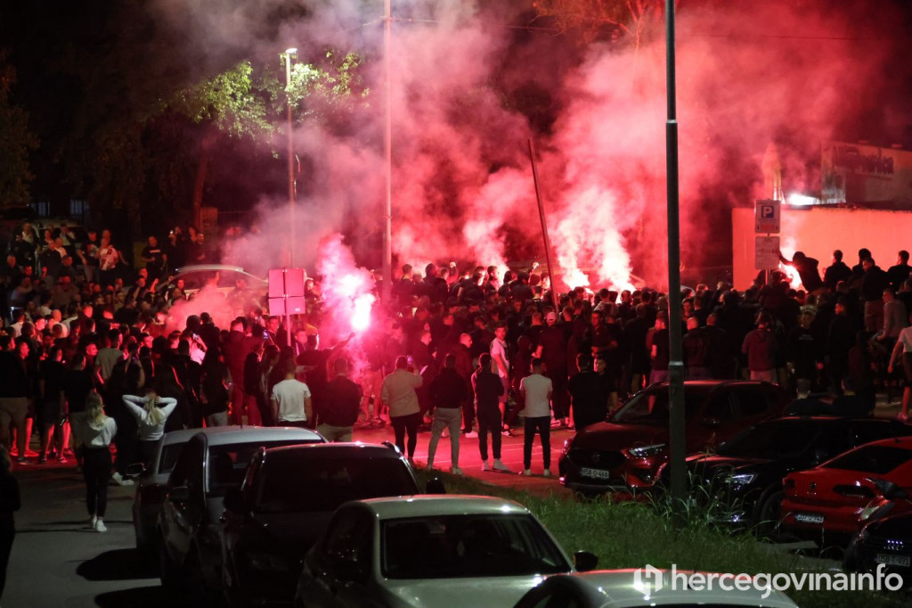 Doček igrača Zrinjskog