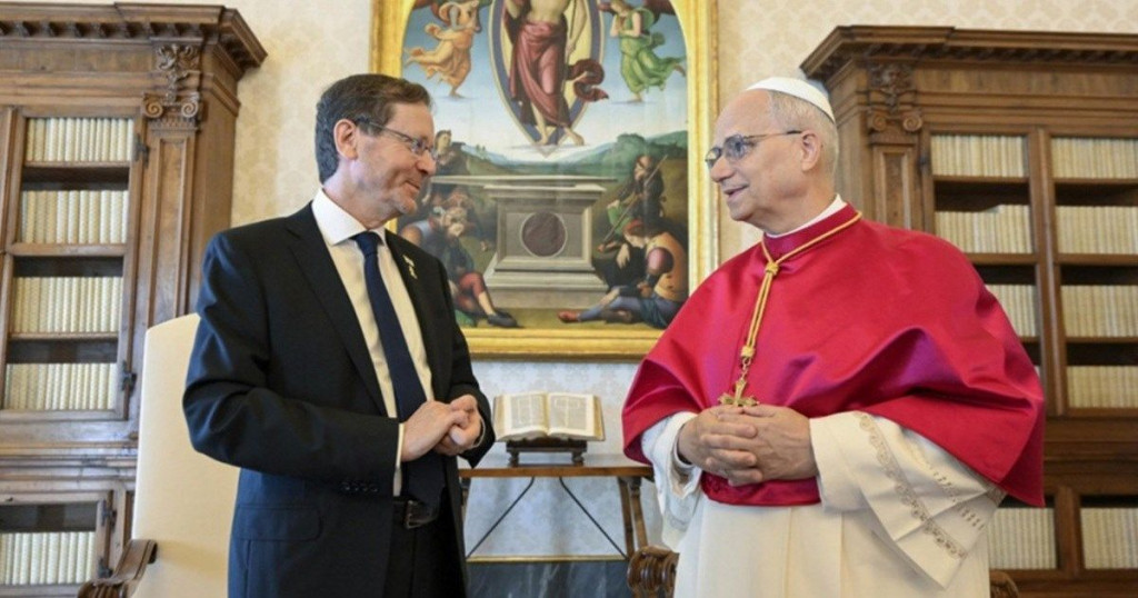 Papa Lav i Isaac Herzog