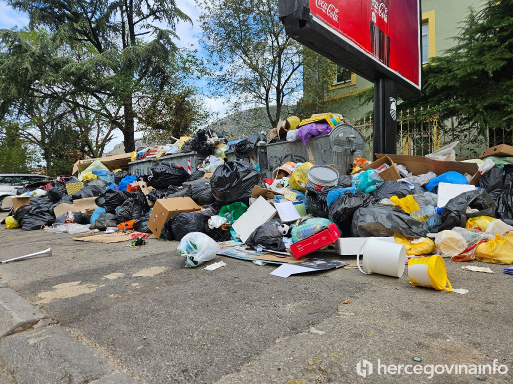 Smeće Mostar otpad kontejner