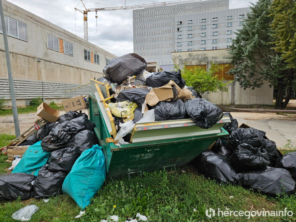 Smeće Mostar otpad kontejner