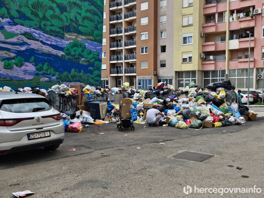 Smeće Mostar otpad kontejner