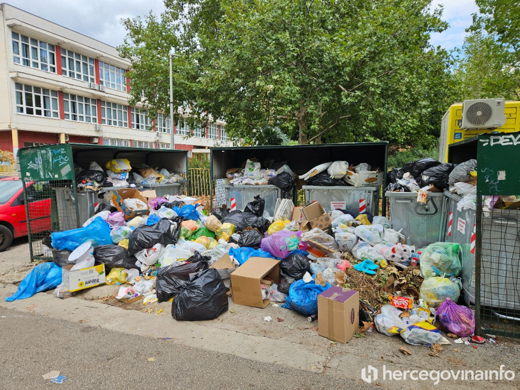 Smeće Mostar otpad kontejner