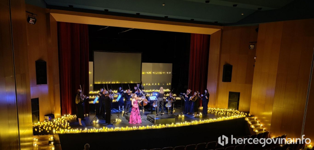 U Mostaru je održan Candlelight koncert violinistice Irine Mureșanu