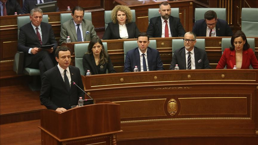 Albin Kurti parlament Kosovo