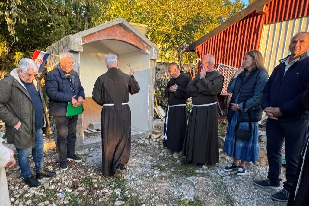 Blagoslov kapelice na Gorancima