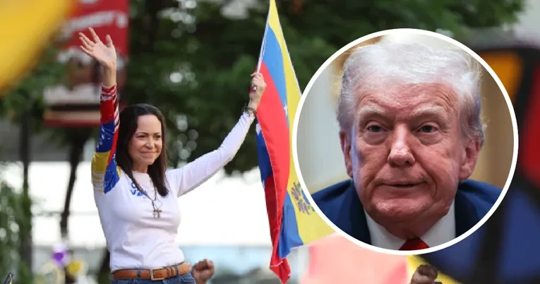 Donald Trump i Maria Corina Machado