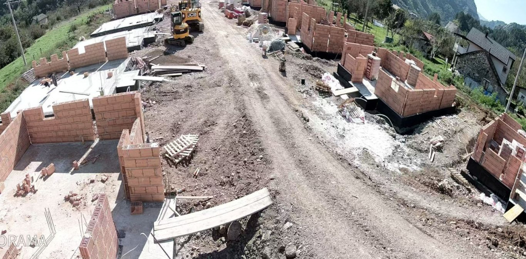 Izgradnja kuća u Donja Jablanica