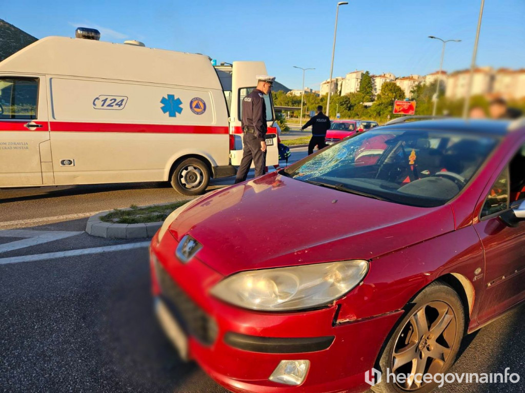 Prometna nesreća u Zaliku, ozlijeđen pješak