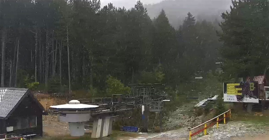 Prve pahulje snijega na Blidinju