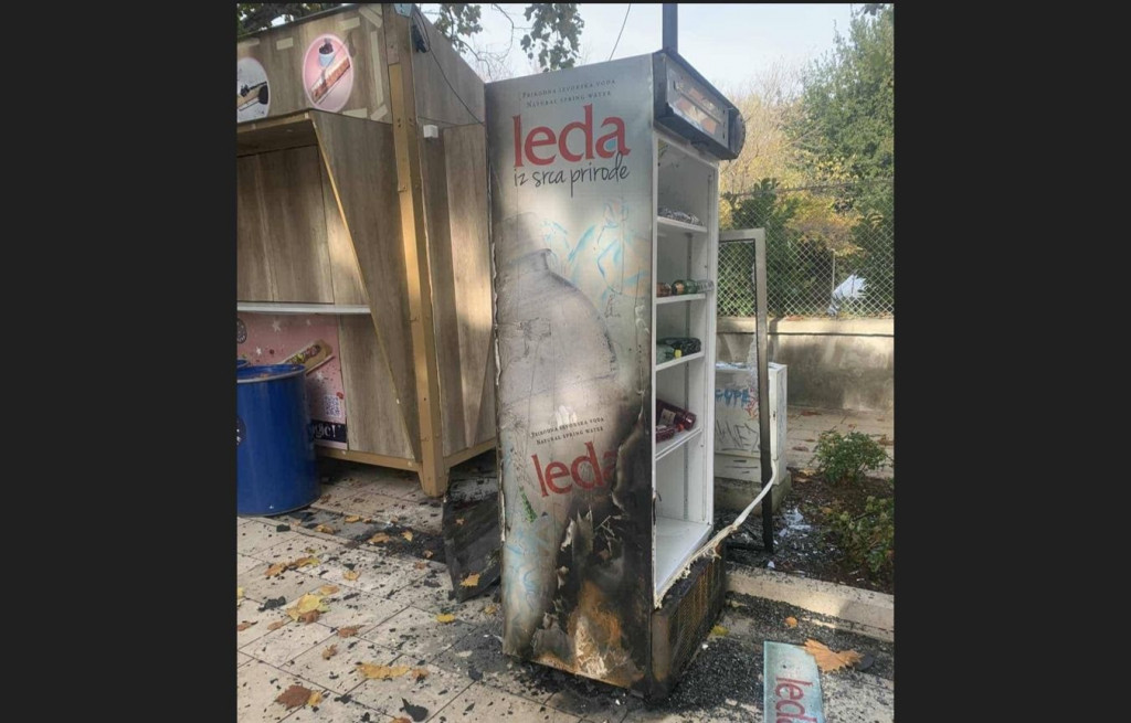 Izgorjela hladnjača u Ulici Nikole Šubića Zrinskog