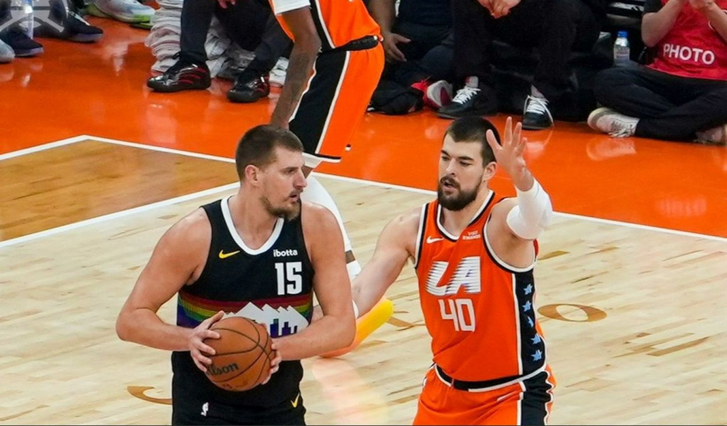 Nikola Jokić i Ivica Zubac