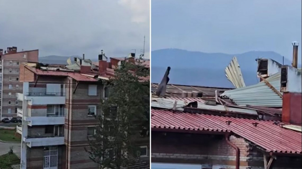 Vjetar u Bugojnu nosio dio krova