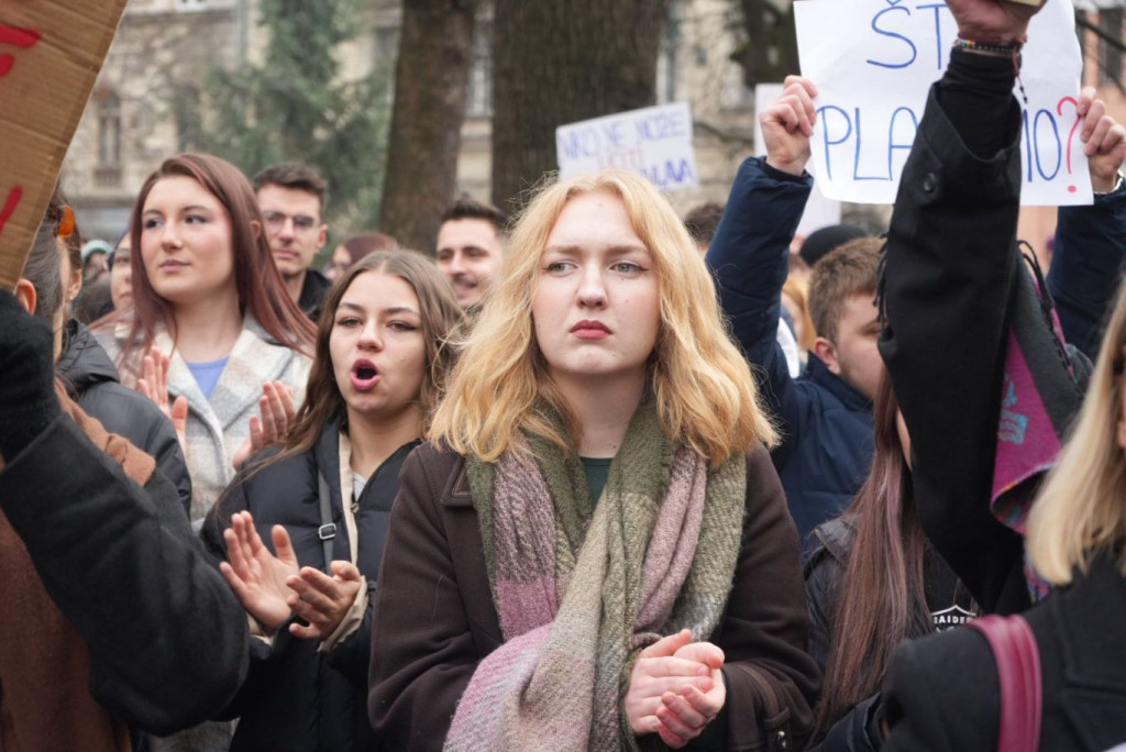 Prosvjed studenata u Sarajevu