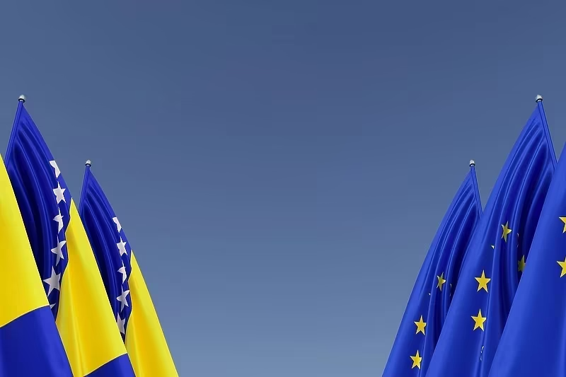 Zastave BiH i EU