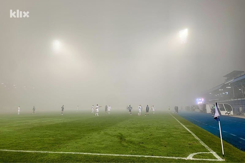 Željezničar Široki Brijeg prekinuta utakmica zbog magle